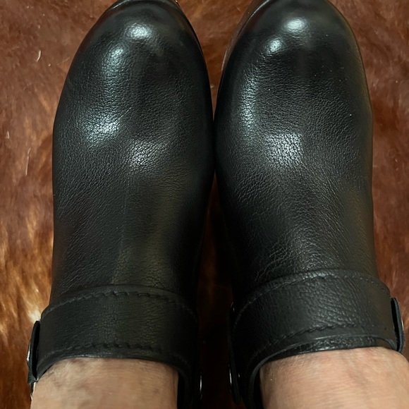 Miu Miu high heel platform zippered biker booties 8 - Picture 4 of 15